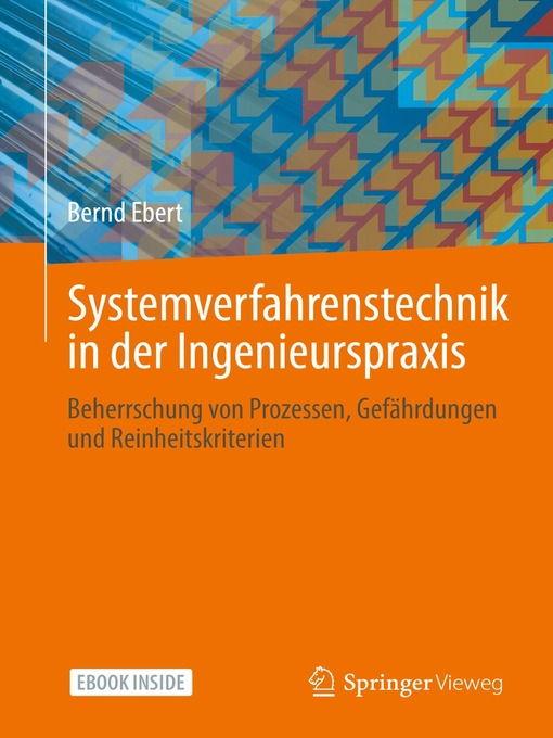 Title details for Systemverfahrenstechnik in der Ingenieurspraxis by Bernd Ebert - Available